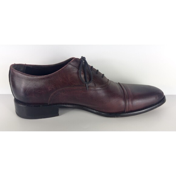 To Boot New York Men\'s Aidan Cap Toe Oxfords Burnished Cognac Brown US 11